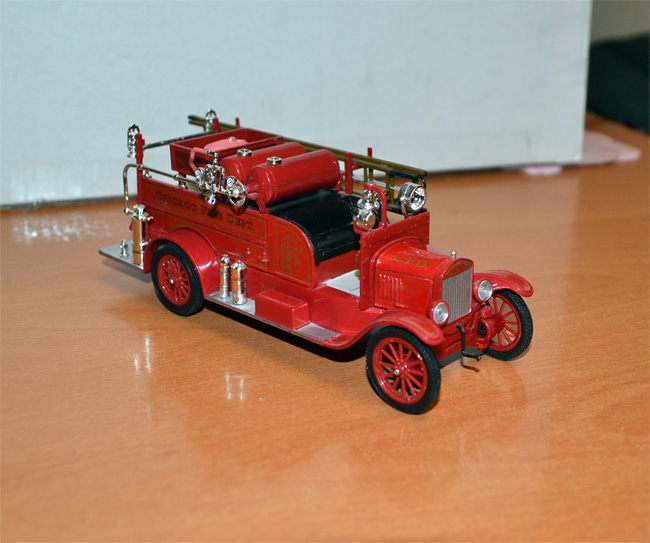 Toy ford fire truck