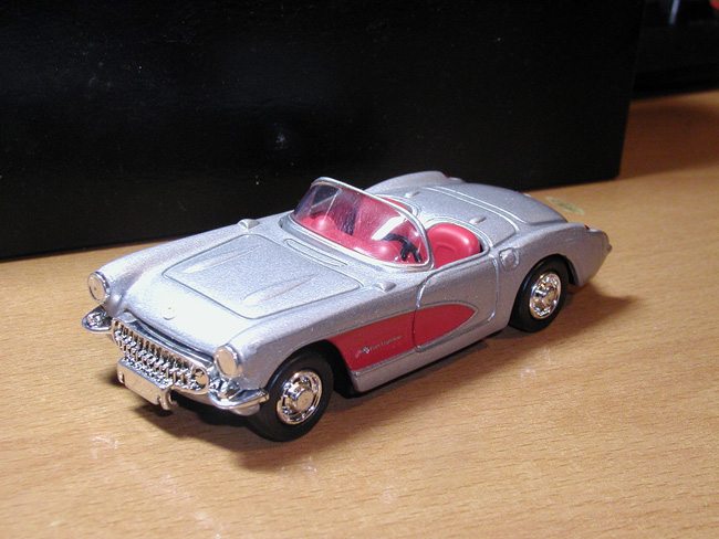 Extremely rare and old 1/43 model of 1957 Chevrolet Corvette created 